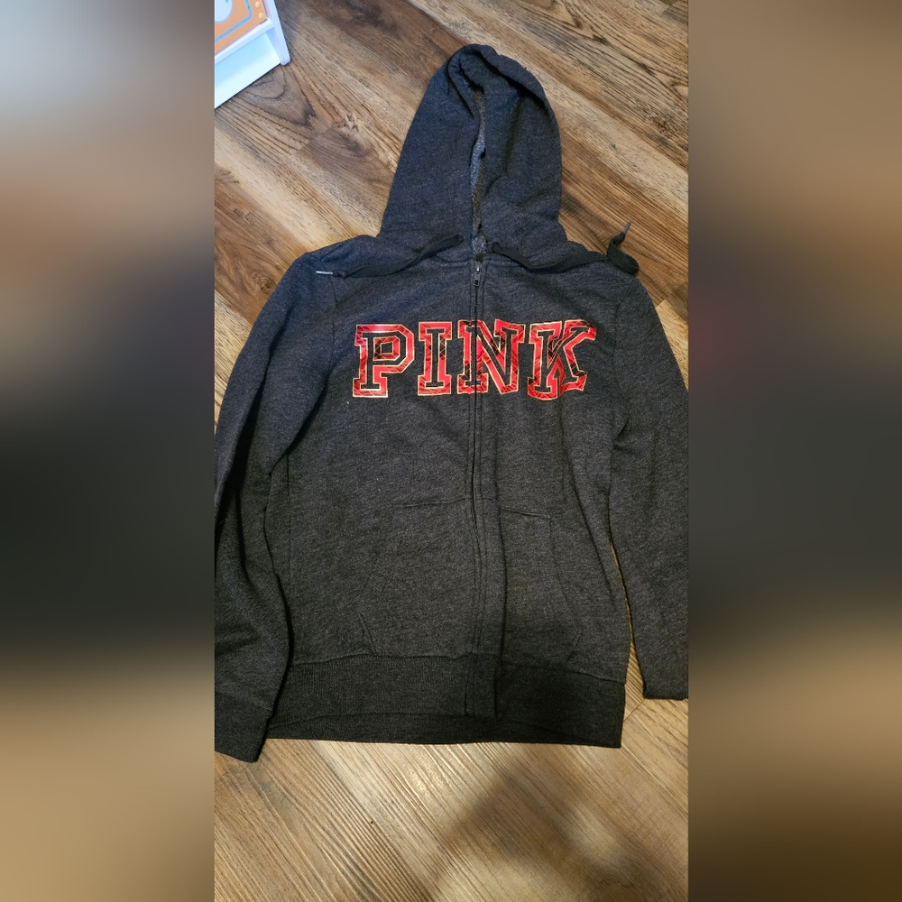 pink full zip